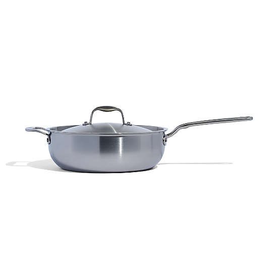 Made In Stainless Clad 5-Qt. Saucier with Stainless Steel Hardware