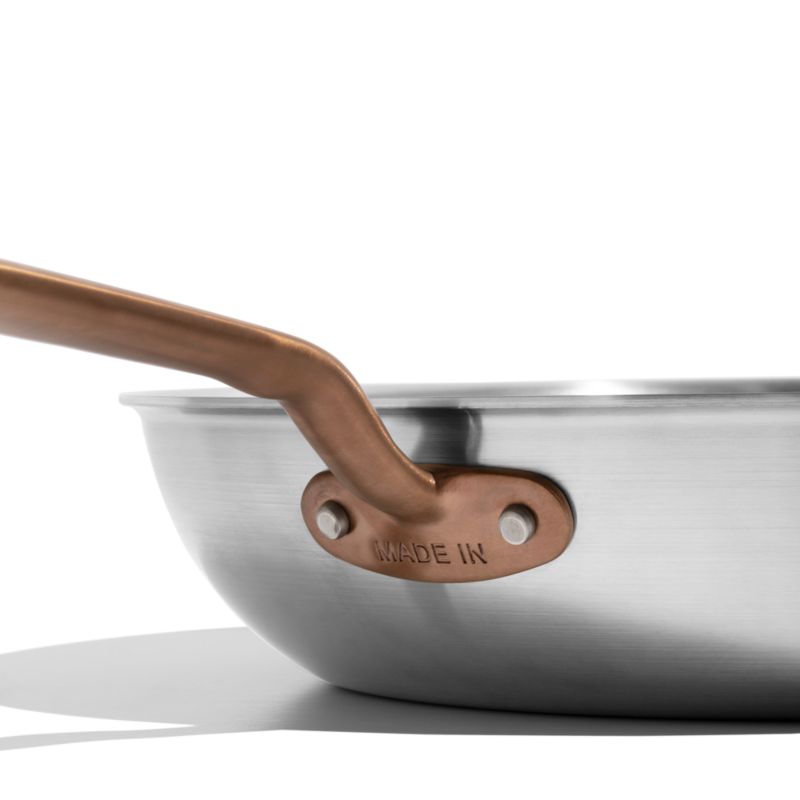 Made In Stainless Clad 6-Qt. Family Meal Pan with Brushed Copper Hardware - image 3 of 4