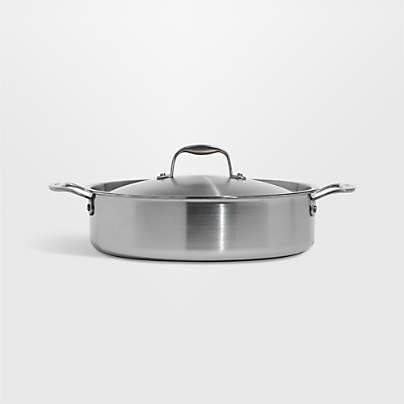 Made In Stainless Clad 6-Qt. Rondeau with Stainless Steel Hardware
