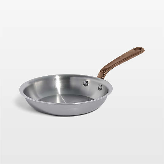 Made In Stainless Clad 8" Fry Pan with Brushed Copper Hardware