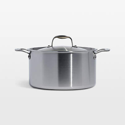 Made In Stainless Clad 8-Qt. Stockpot with Stainless Steel Hardware