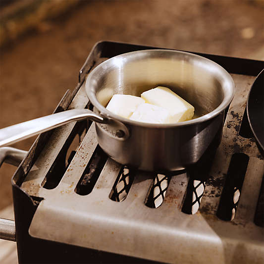 Made In Stainless Clad .75-Qt. Butter Warmer Stainless Steel Hardware