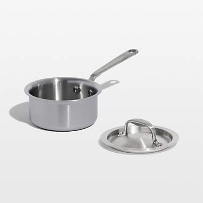 Made In Stainless Clad .75-Qt. Butter Warmer Stainless Steel Hardware