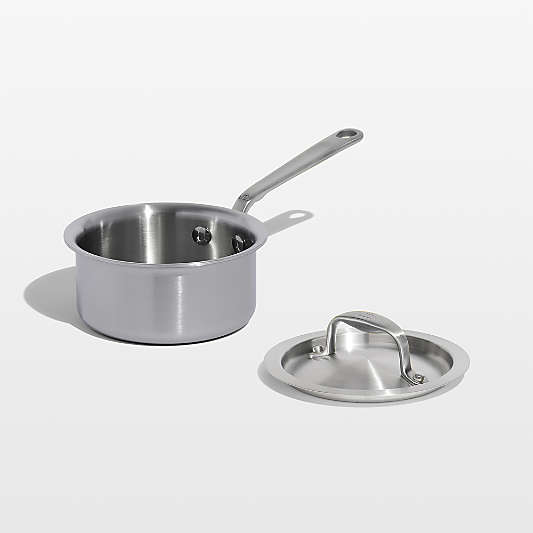 Made In Stainless Clad .75-Qt. Butter Warmer Stainless Steel Hardware