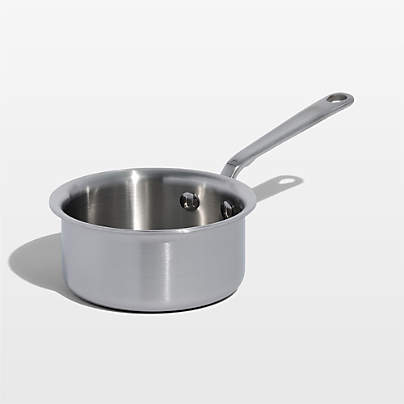 Made In Stainless Clad .75-Qt. Butter Warmer Stainless Steel Hardware