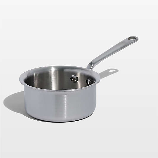 Made In Stainless Clad .75-Qt. Butter Warmer Stainless Steel Hardware