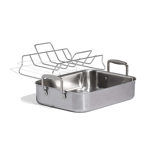 Made In Stainless Steel Roasting Pan with Rack