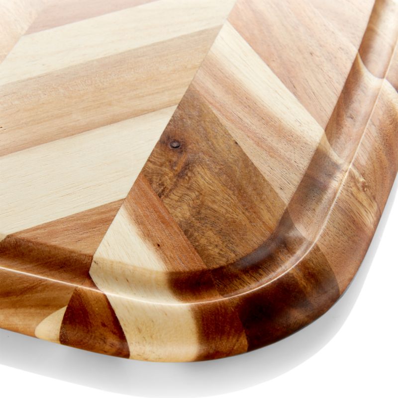 Madeira Medium Herringbone Acacia Wood Board - image 2 of 5