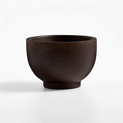 Madeira Acacia with a Walnut Finish 6.5" Mini Bowl