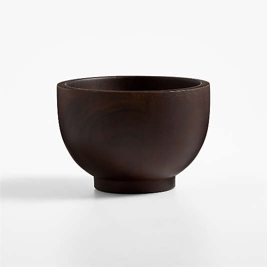 Madeira Acacia with a Walnut Finish 6.5" Mini Bowl