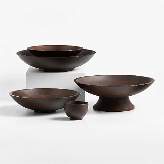 Madeira Acacia with a Walnut Finish 6.5" Mini Bowl