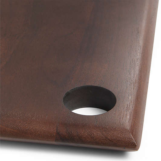 Madeira Large Walnut-Finished Acacia Wood Serving Board