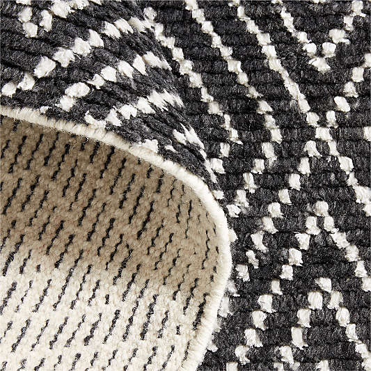 Madrid Wool and Viscose Hand-Knotted Charcoal Grey Area Rug 10'x14'