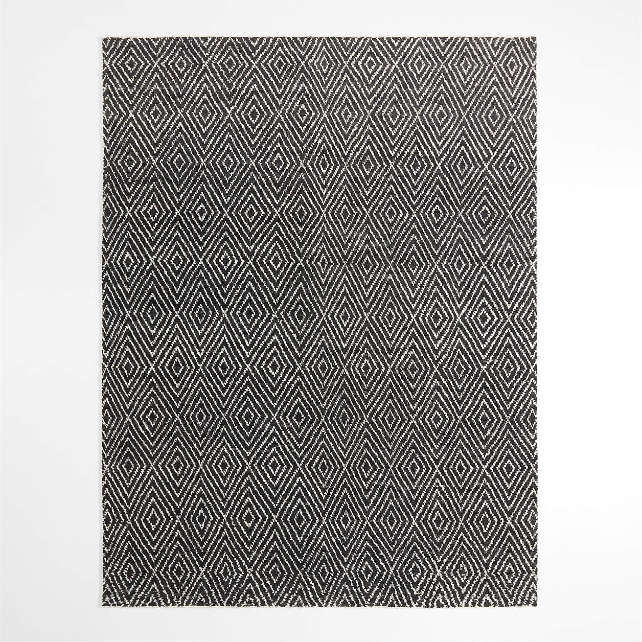 Madrid Wool and Viscose HandKnotted Charcoal Grey Area Rug 9'x12