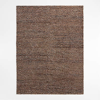 Stowe Wool Handwoven Grey Moroccan-Style Area Rug 6'x9