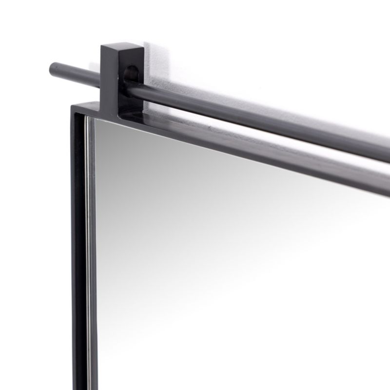 Mael Antique Black Wall Mirror 30" x 34" - image 2 of 3