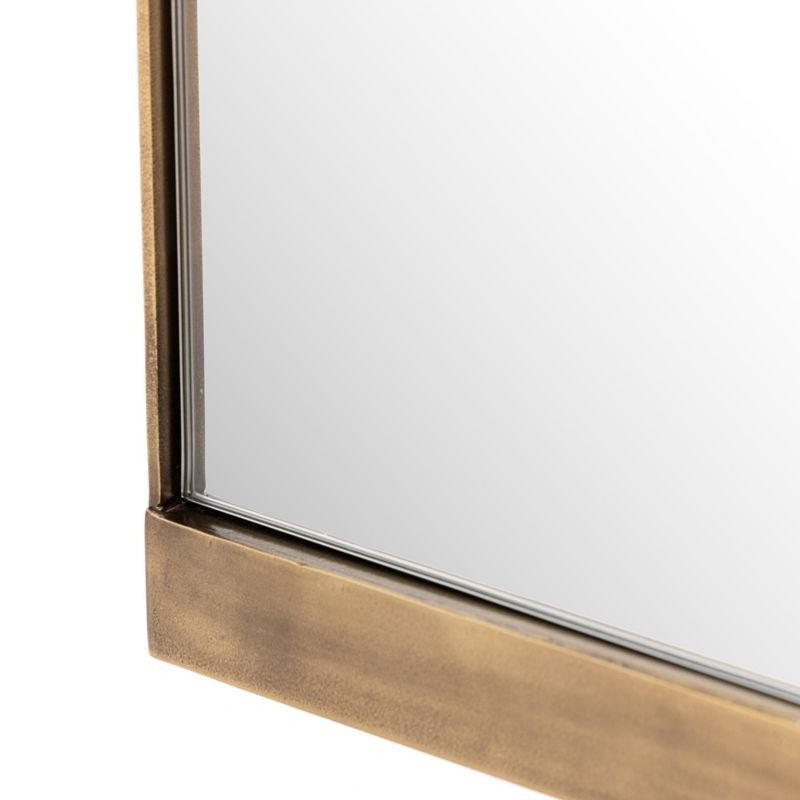 Mael Antique Brass Wall Mirror 30" x 34" - image 2 of 4