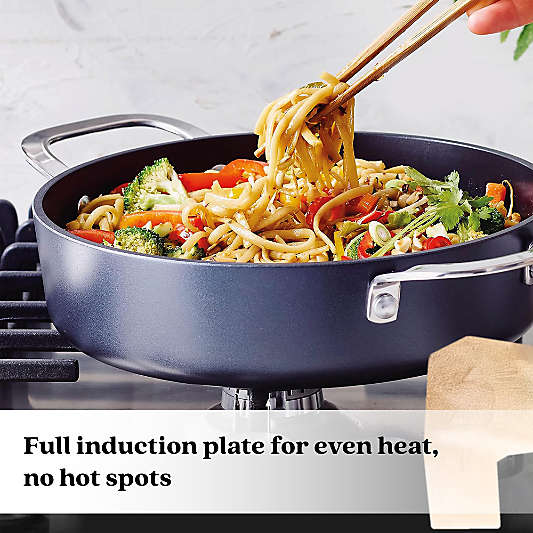 Alva Maestro 9.5" Aluminum Non-Stick Saute Pan with Lid