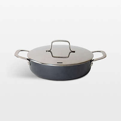 Alva Maestro 9.5" Aluminum Non-Stick Saute Pan with Lid