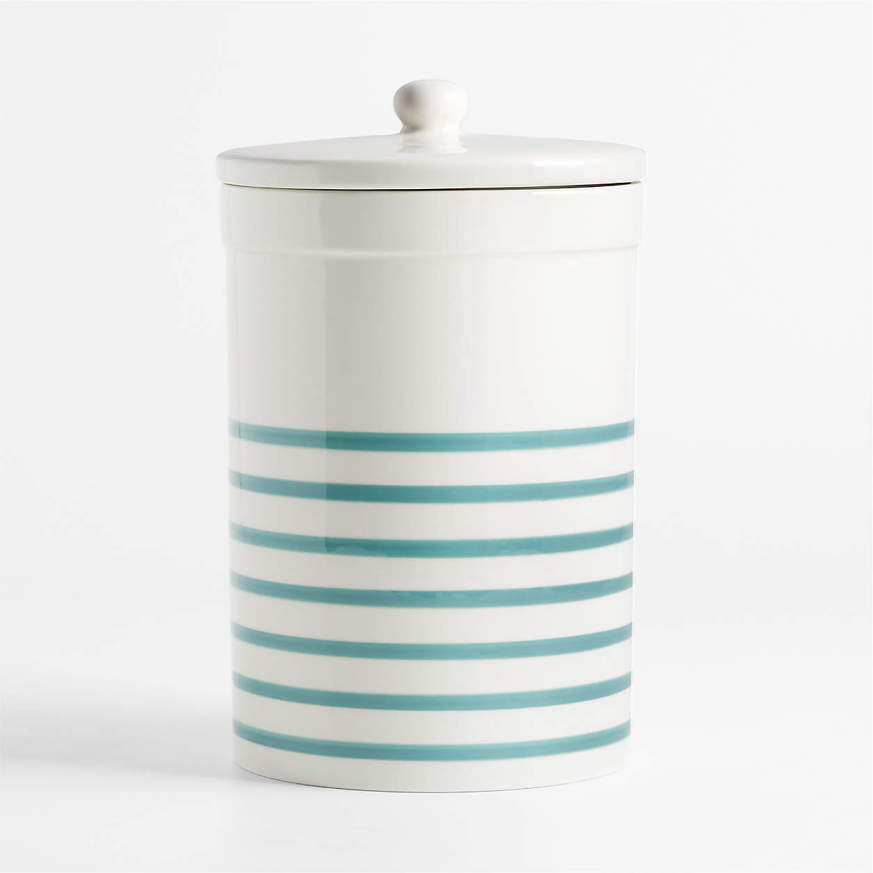 Maeve Striped Extra Large Canister + Reviews Crate & Barrel