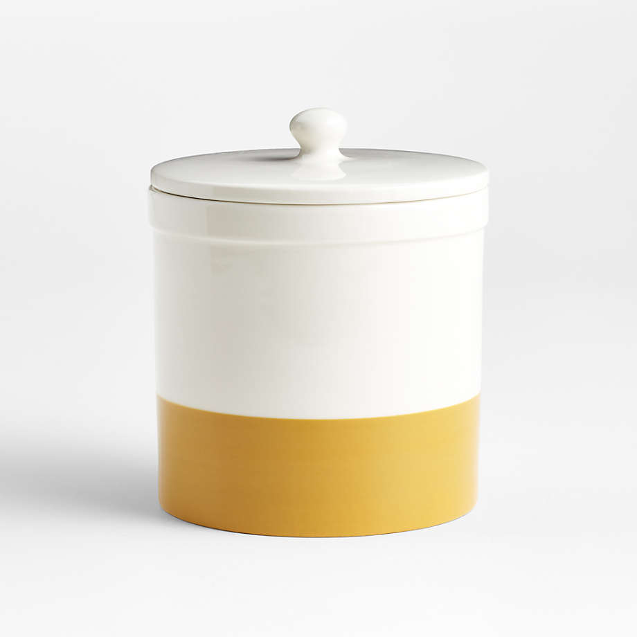 Maeve Medium Dipped Canister | Crate & Barrel