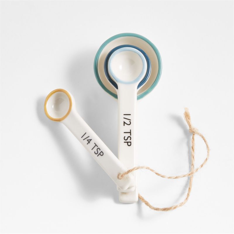 Maeve Multi-Colored Ceramic Measuring Spoons