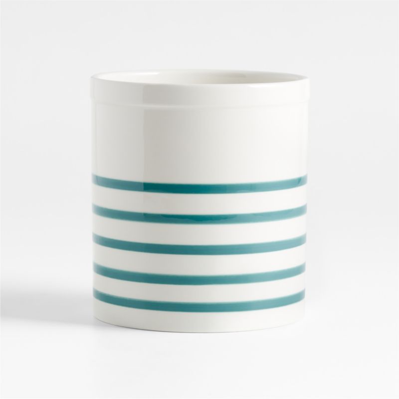 Maeve Striped Utensil Holder