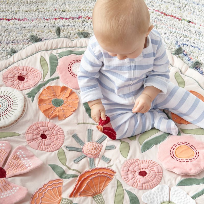 Floral Garden Baby Activity Play Mat - image 5 of 17