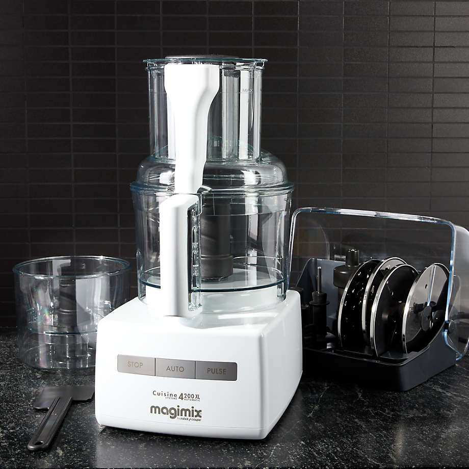 Magimix White CS4200XL Food Processor + Reviews Crate and Barrel