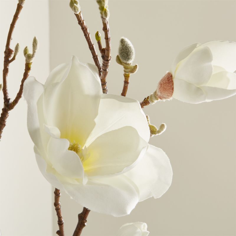 Artificial Magnolia Flower Branch - image 4 of 6