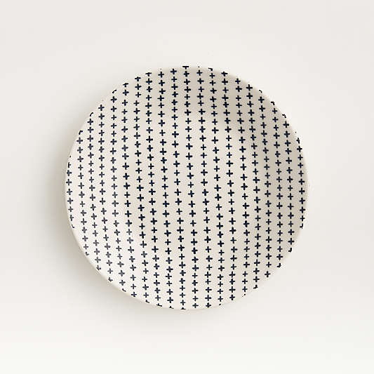 Mai Blue Crisscross Plate