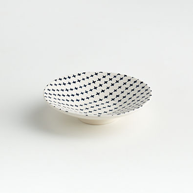 View Mai Blue Crisscross Sauce Dish details