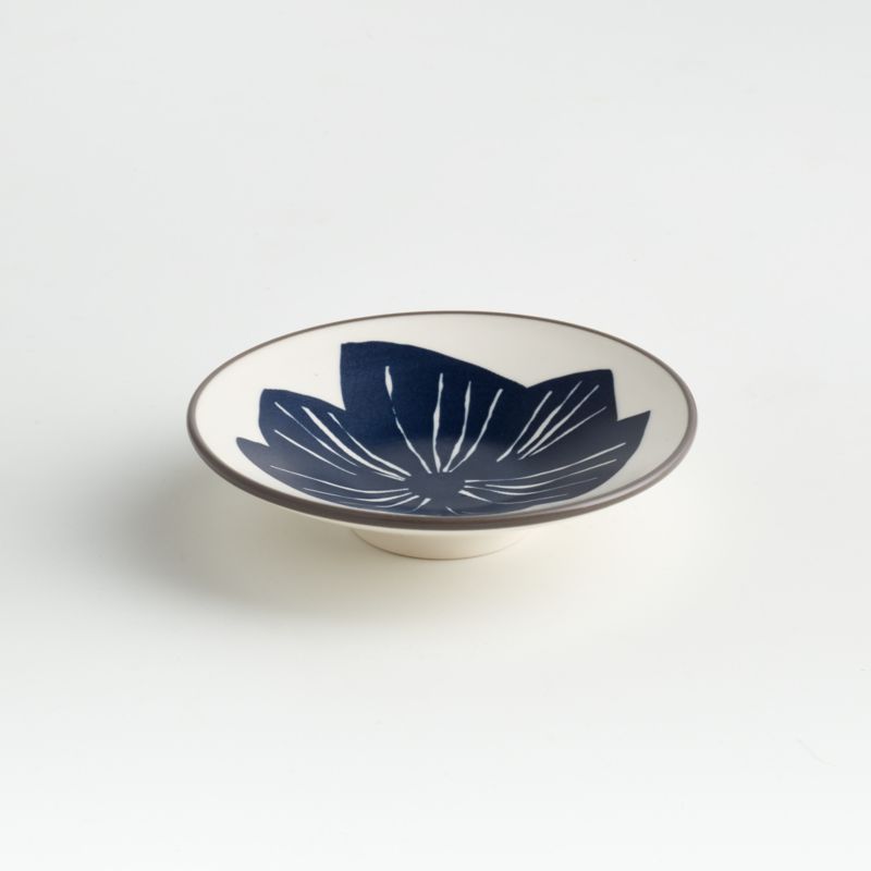 Mai Blue Floral Sauce Dish - image 0 of 7