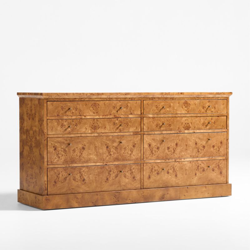 Maison Burl Wood 8-Drawer Storage Credenza - image 3 of 8