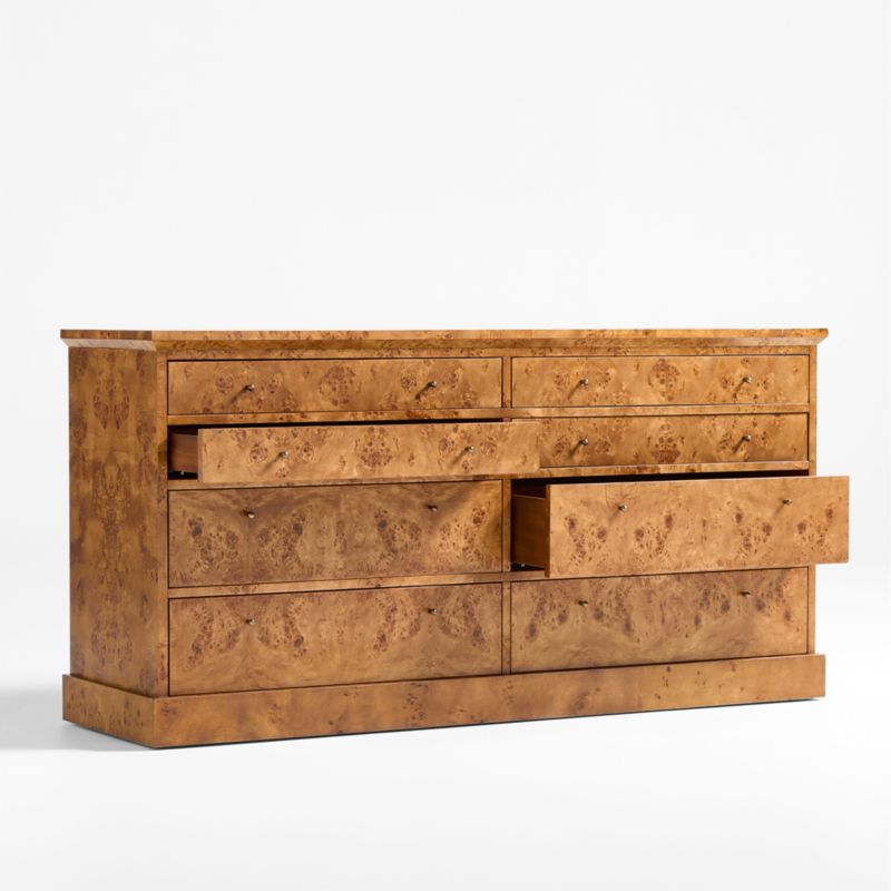 Maison Burl Wood 8-Drawer Storage Credenza - image 4 of 8