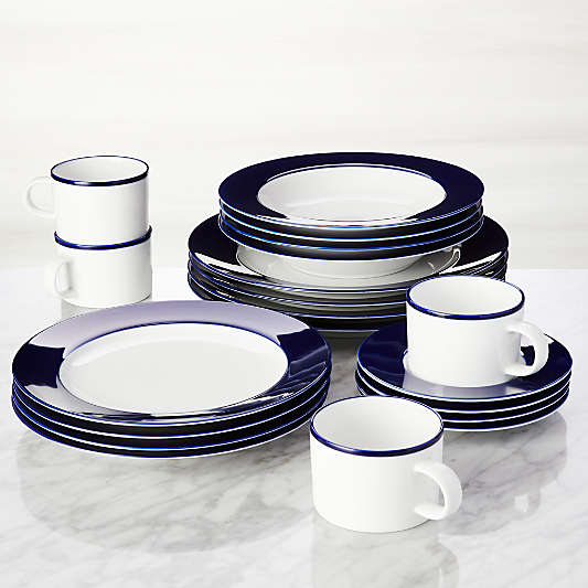 Maison Cobalt Blue 20-Piece Dinnerware Set