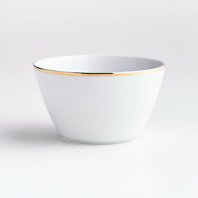 View Maison Gold Rim Cereal Bowl details