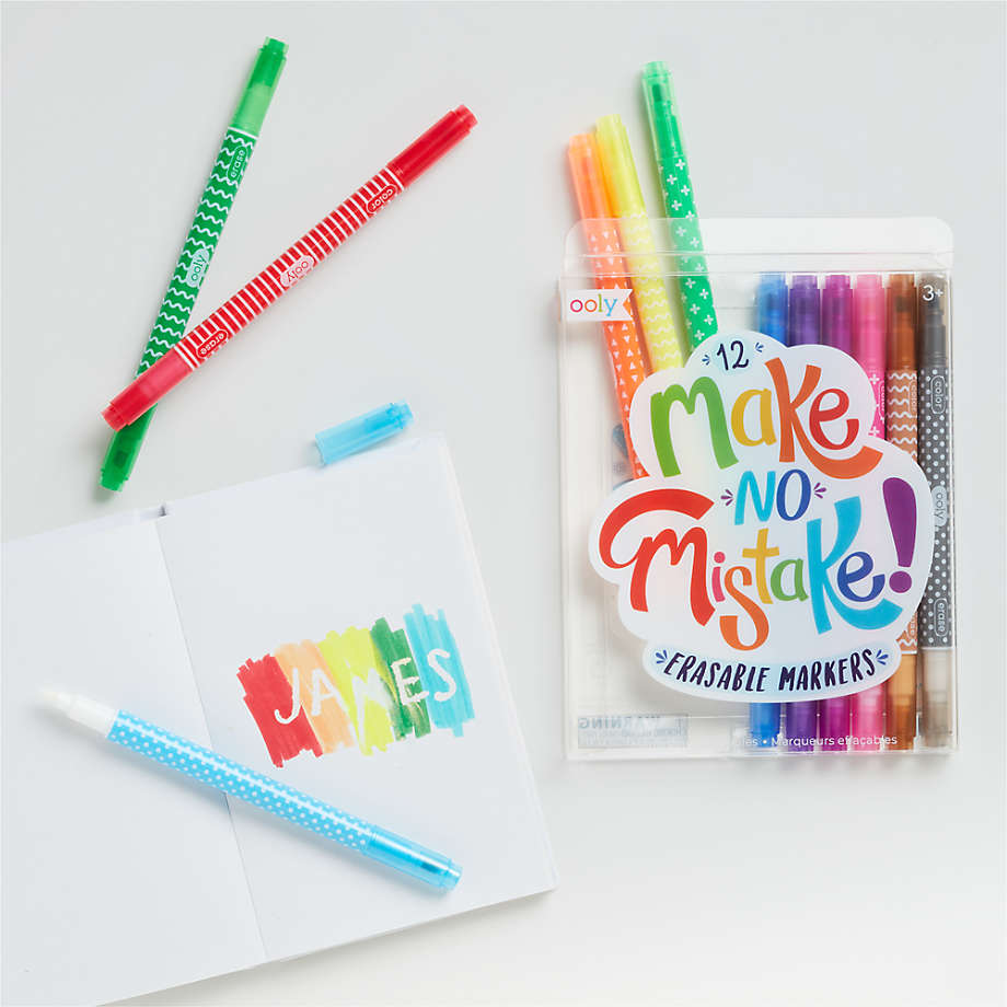 Ooly Make No Mistake Erasable Markers + Reviews | Crate & Kids Canada