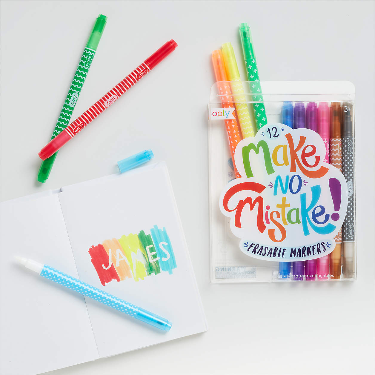 Ooly Make No Mistake Erasable Markers for Kids + Reviews | Crate & Kids