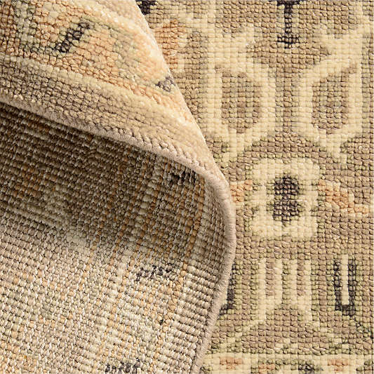 Maldives Wool Traditional Hand-Knotted Earth Area Rug 12'x15'