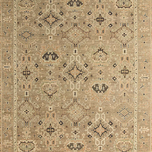Maldives Wool Traditional Hand-Knotted Earth Area Rug