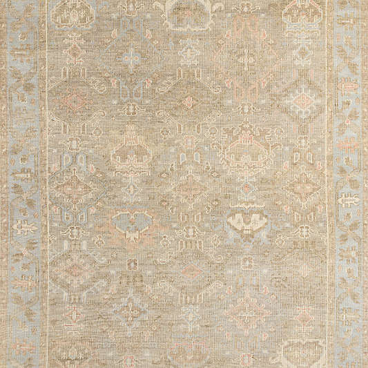 Maldives Wool Traditional Hand-Knotted Garden Area Rug 9'x12'