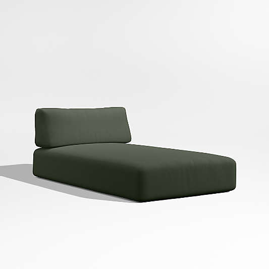 Replacement Mallorca Cast Sage Green Sunbrella ® Outdoor Chaise Lounge Cushion