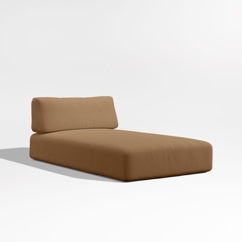 Mallorca Cast Teak Brown Sunbrella ® Outdoor Chaise Lounge Cushion - image 0 of 2