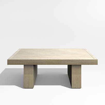 Square outdoor store coffee table