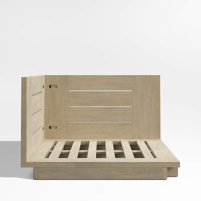 Mallorca Wood Outdoor Corner Chair Frame