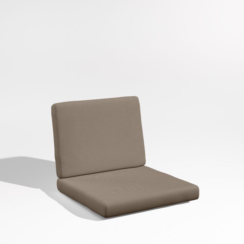 Mallorca Cast Shale Brown Sunbrella ® Outdoor Dining Chair Cushion - image 0 of 2