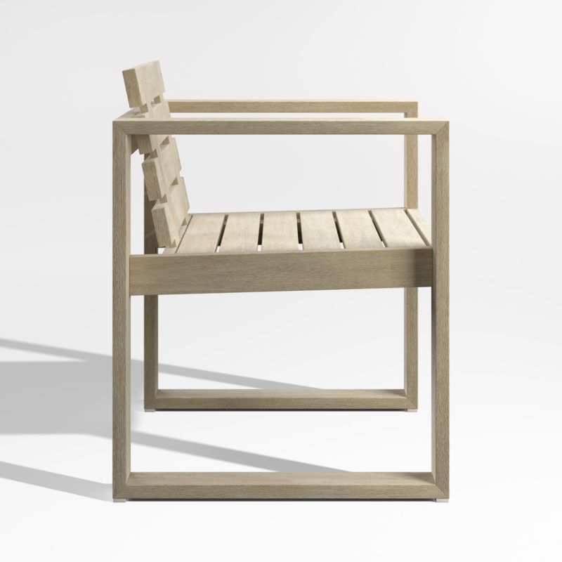 Mallorca Wood Outdoor Dining Arm Chair