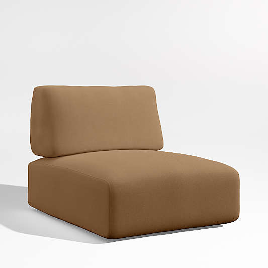 Replacement Mallorca Cast Teak Brown Sunbrella ® Outdoor Lounge Chair Cushion