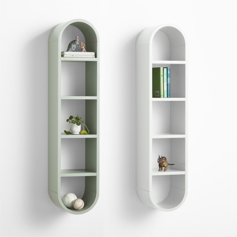 Mallory Kids Large White Wall Shelf - image 4 of 7